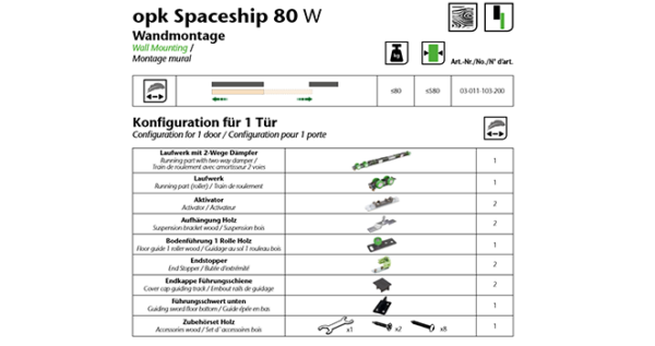 opk Spaceship 80 Holz Standart